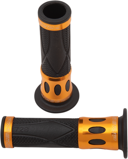 PRO GRIP 728 Superbike Grips - Open Ends - Gold PA0728OECROR