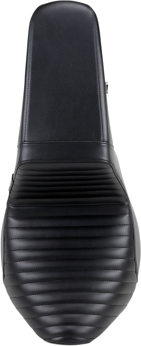 LE PERA Kickflip Seat - Pleated - Black - FX/FL '18-'23 LY-590PT