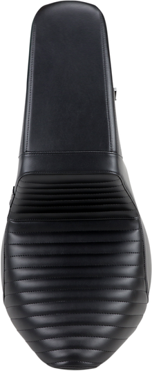 LE PERA Kickflip Seat - Pleated - Black - FX/FL '18-'23 LY-590PT