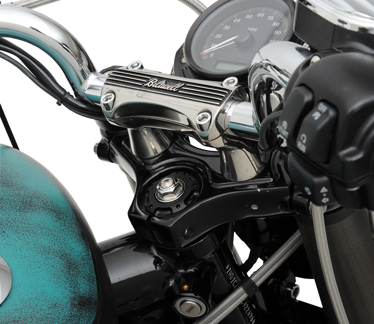 BILTWELL 2" Thunder Handlebar Risers - Polished 6402-302-02