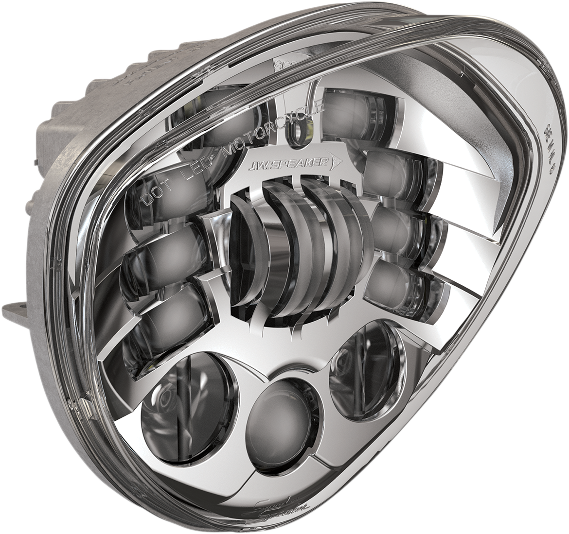 J.W. SPEAKER Headlight - Adaptive 2 - LED - 7" Chrome - Victory 0555161