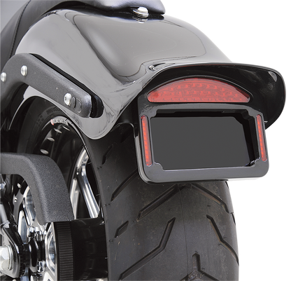 CYCLE VISIONS Taillight Eliminator - '06-'10 FXST - Black CV-4816B