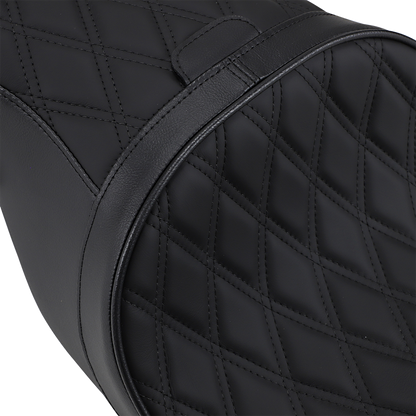 DRAG SPECIALTIES SEATS Low Forward Touring Seat - Double Diamond - FL '08-'24 0801-1011