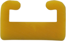 GARLAND Yellow Replacement Slide - UHMW - Profile 23 - Length 57.00" - Polaris 23-5700-0-01-06