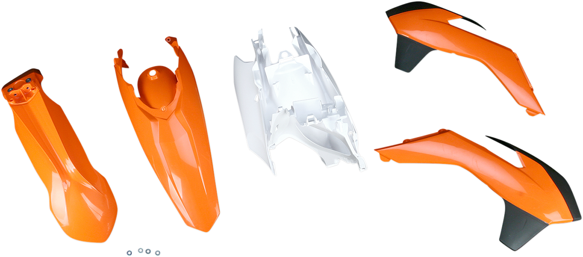 ACERBIS Standard Body Kit - '14 OEM Orange/White - KTM - SX/XC '13-'16 2314313914