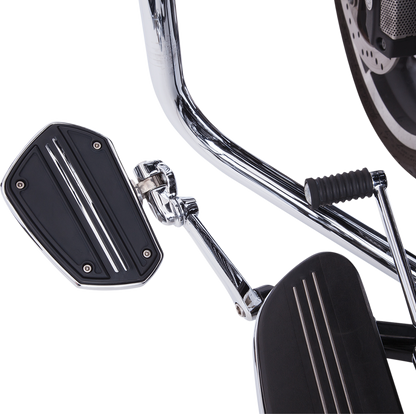 CIRO Twin Rail Board - With Adapter - Chrome 60201