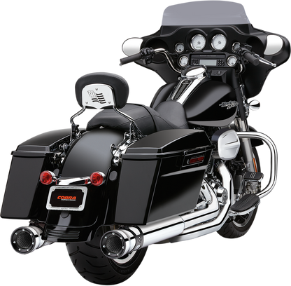 COBRA Race Pro Mufflers for '95-'16 Bagger - Chrome 6218