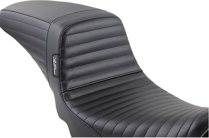 LE PERA Kickflip Daddy Long Legs Seat - Pleated - Black - FX '06-17 LK-591DLPT