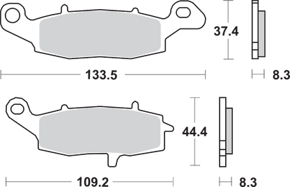 SBS HS Brake Pads - V-Strom - 705HS 705HS