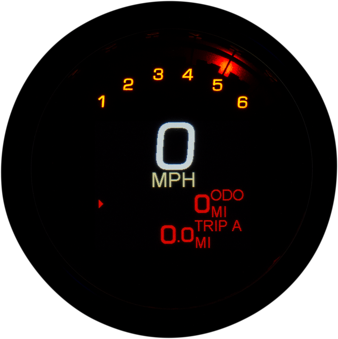DAKOTA DIGITAL Tank Speedometer - Black Bezel - 3-3/8" MLX-3004-K