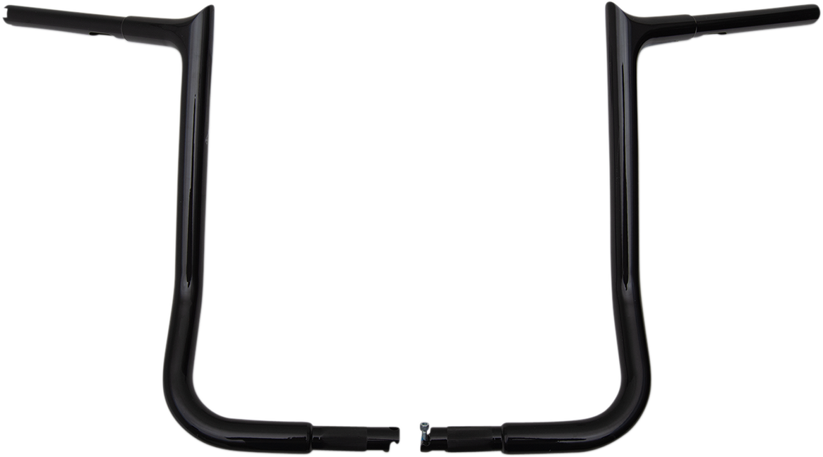 FAT BAGGERS INC. 1-1/4" EZ Install Pointed Top Handlebar - 16" - Black 905016-B