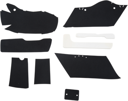 DRAG SPECIALTIES SEATS Saddlebag Lining Kit - Black - FL '14-'22 3501-0943
