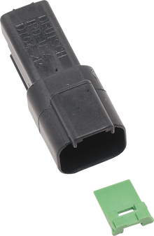 NAMZ Deutsch Receptacle - 2 Pin - Black DR-2B