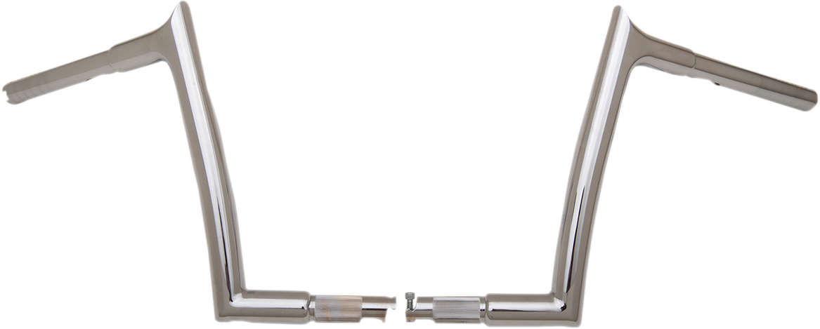 FAT BAGGERS INC. 1-1/4" EZ Install Pointed Top Handlebar - 10" - Chrome 907010