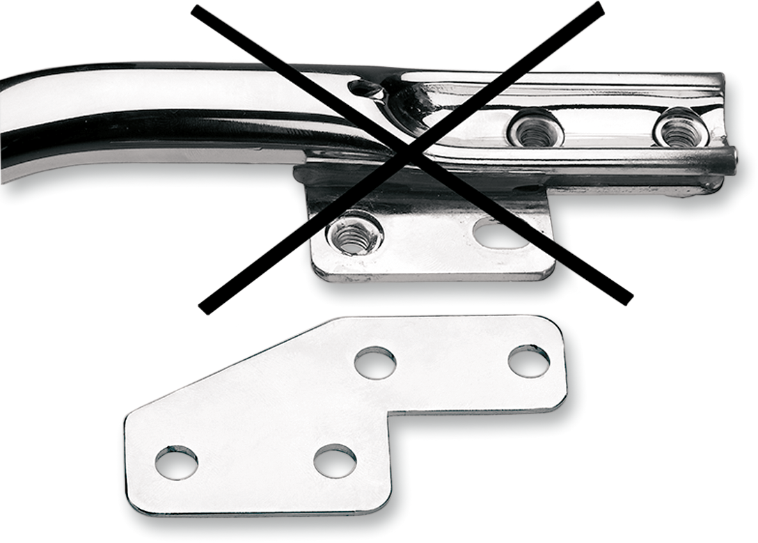 CYCLE VISIONS License Plate Bar Eliminator - '99-'08 FLT/FLHT CV-4812