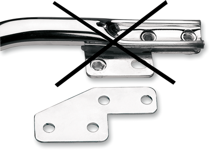 CYCLE VISIONS License Plate Bar Eliminator - '99-'08 FLT/FLHT CV-4812