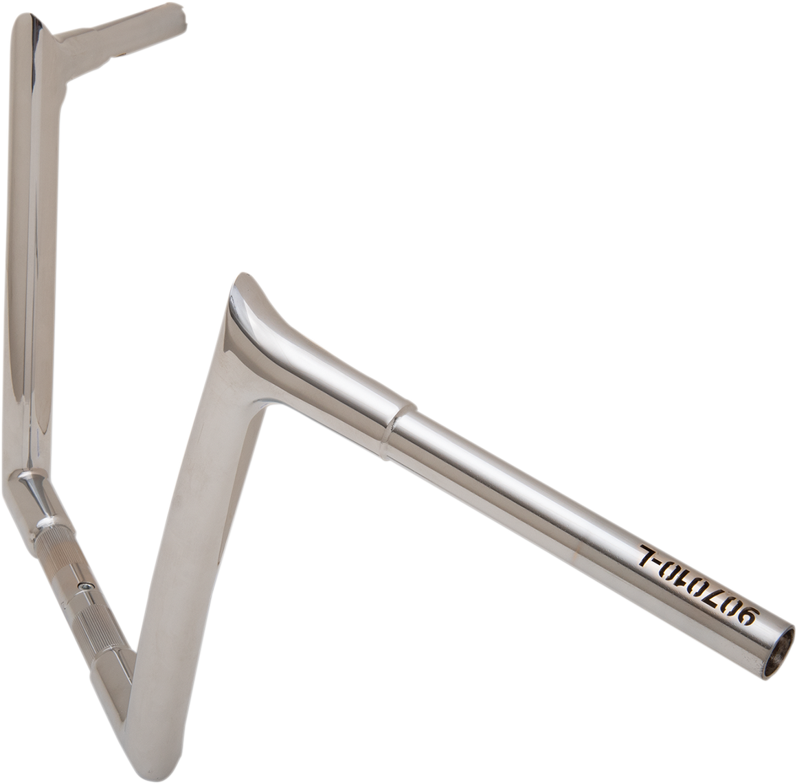 FAT BAGGERS INC. 1-1/4" EZ Install Pointed Top Handlebar - 10" - Chrome 907010