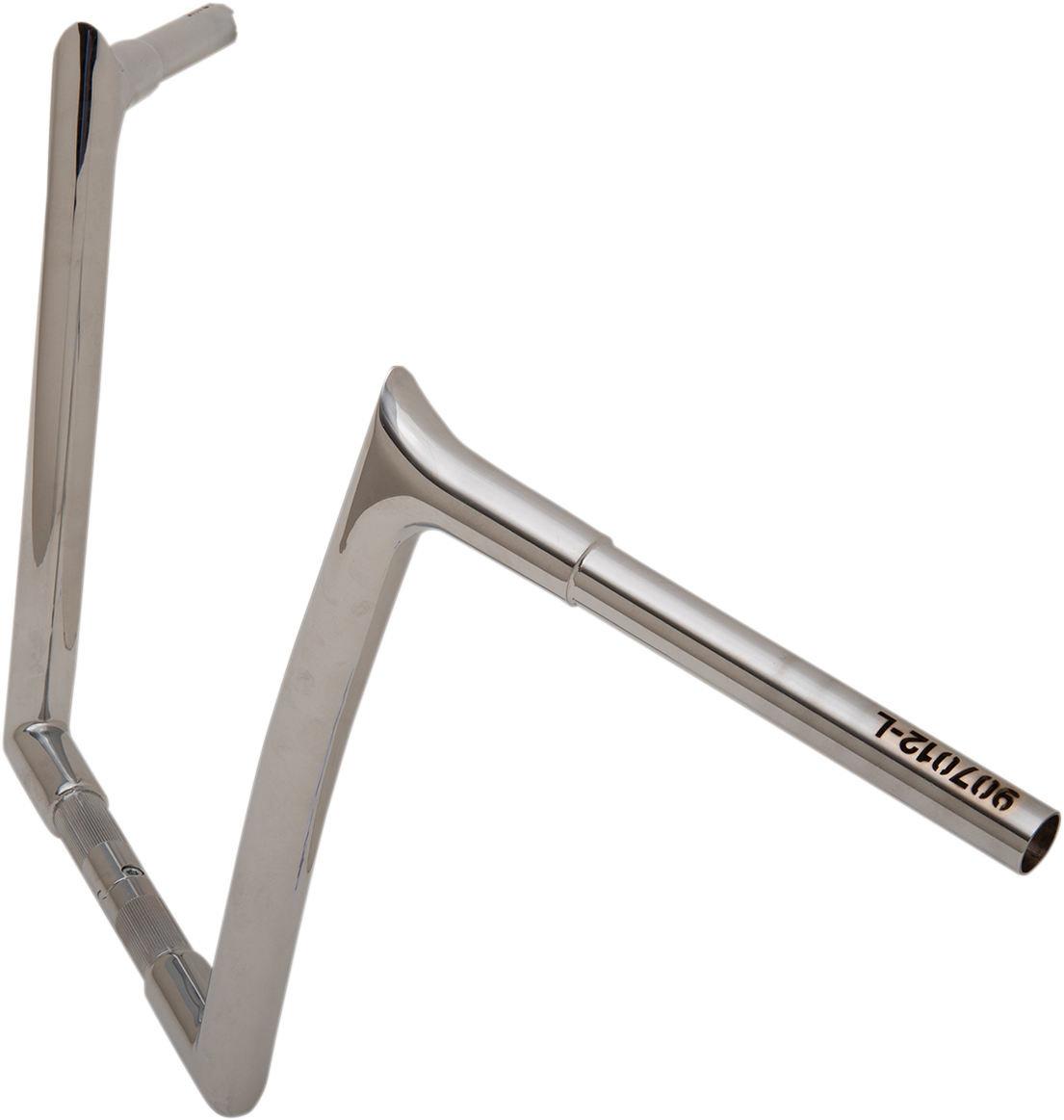 FAT BAGGERS INC. 1-1/4" EZ Install Pointed Top Handlebar - 12" - Chrome 907012
