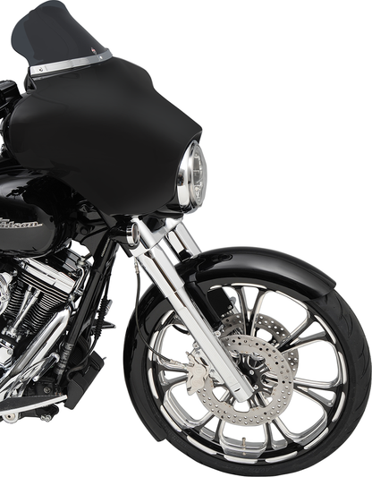 KLOCK WERKS Flare™ Windshield - 6-1/2" - Smoke - '96-'13 FLH KWW-01-0199