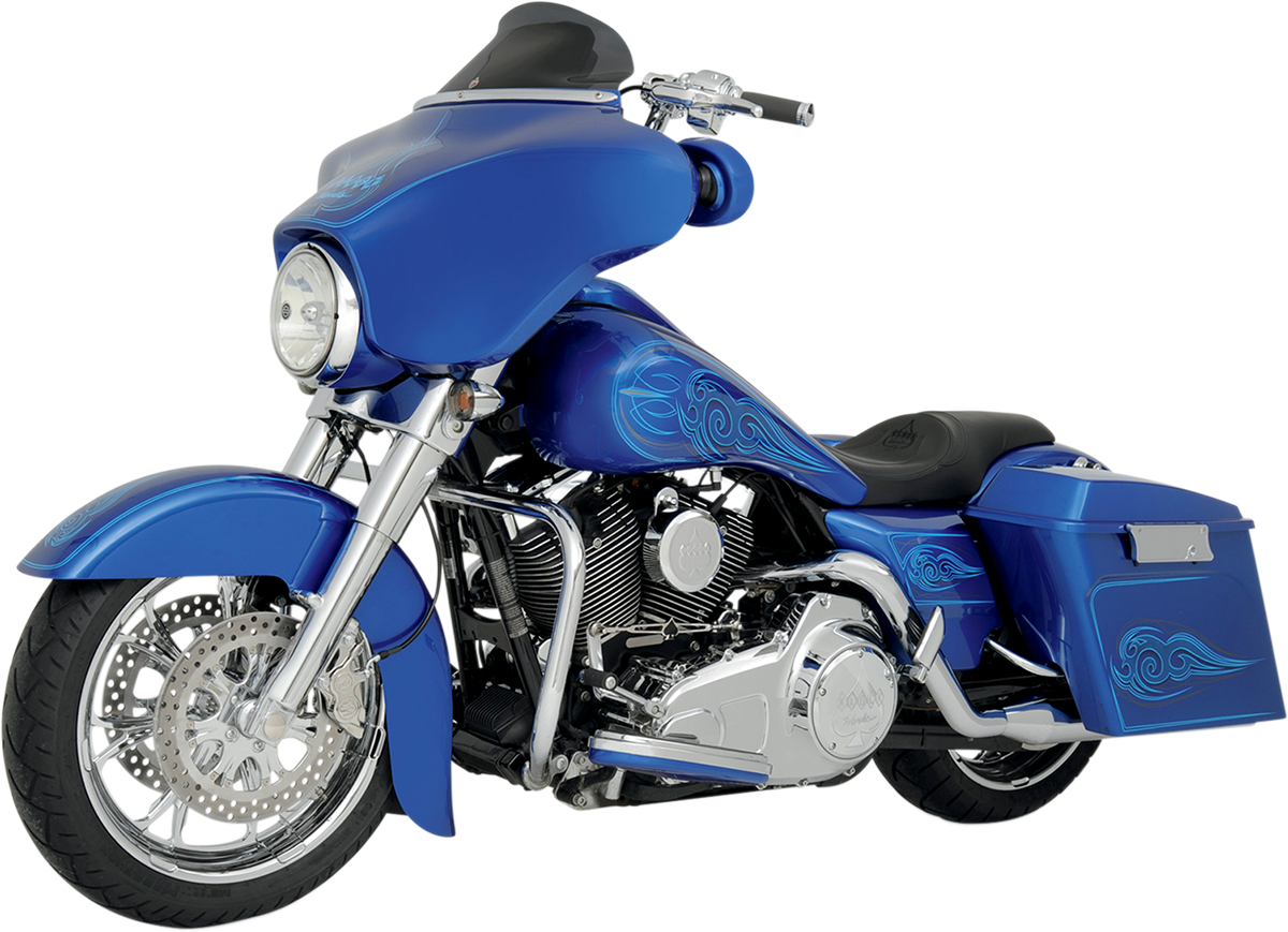 KLOCK WERKS Flare™ Windshield - 6-1/2" - Smoke - '96-'13 FLH KWW-01-0199