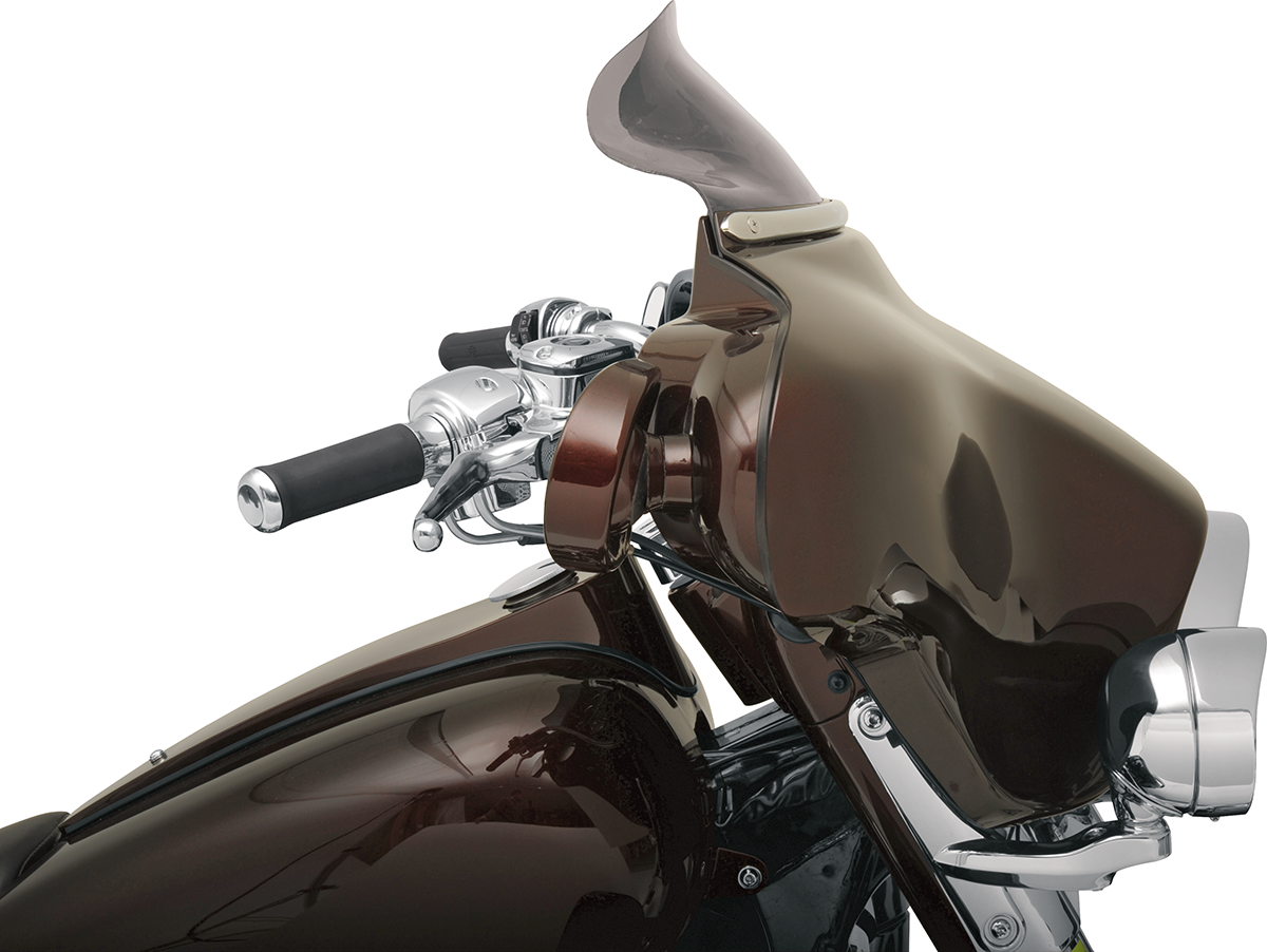 KLOCK WERKS Flare™ Windshield - 6-1/2" - Smoke - '96-'13 FLH KWW-01-0199