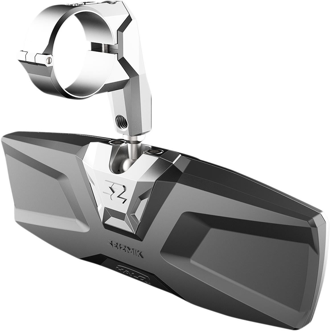 SEIZMIK Mirror - Halo R - Rear View - Rectangle - Silver - 1.75" ROPS 56-18024