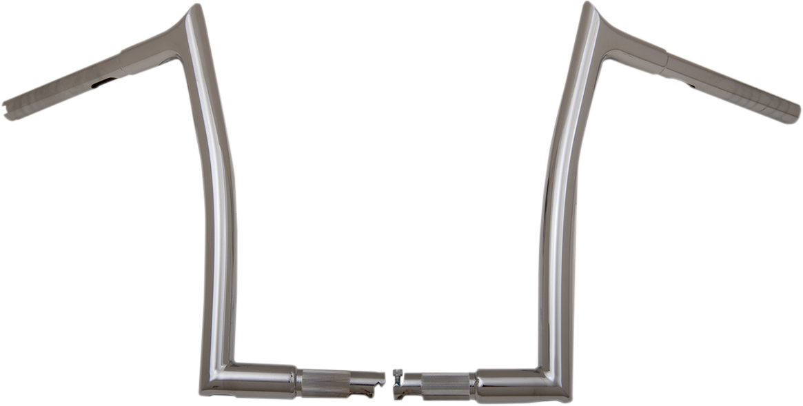 FAT BAGGERS INC. 1-1/4" EZ Install Pointed Top Handlebar - 14" - Chrome 907014