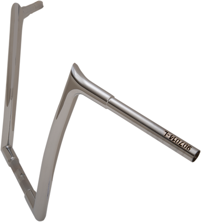FAT BAGGERS INC. 1-1/4" EZ Install Pointed Top Handlebar - 14" - Chrome 907014