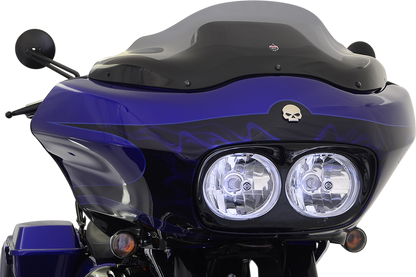 KLOCK WERKS Flare™ Windshield - 8" - Smoke - '98-'13 FLTR KWW-01-0189