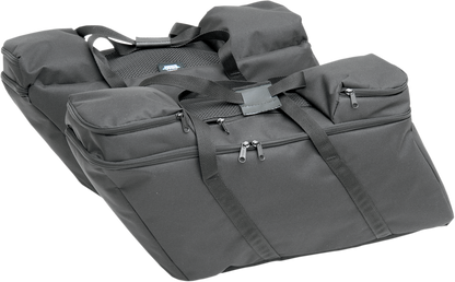 DRAG SPECIALTIES SEATS Saddlebag Liners - Black - FL '93-'13 3501-0771
