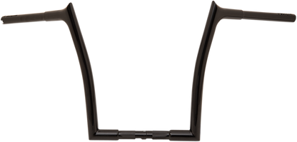 FAT BAGGERS INC. 1-1/4" EZ Install Pointed Top Handlebar - 14" - Black 907014-B