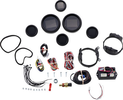 DAKOTA DIGITAL MLX 6-Gauge Instrument Kit - Black Bezel - Touring - '99-'03 MLX-8696-K
