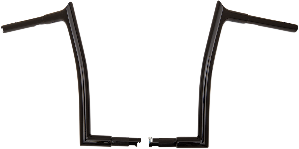 FAT BAGGERS INC. 1-1/4" EZ Install Pointed Top Handlebar - 14" - Black 907014-B