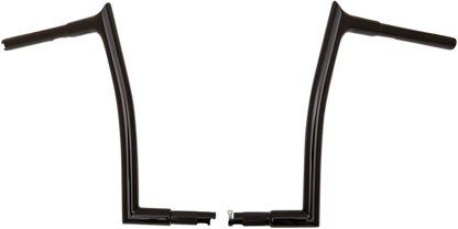 FAT BAGGERS INC. 1-1/4" EZ Install Pointed Top Handlebar - 14" - Black 907014-B