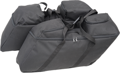 DRAG SPECIALTIES SEATS Saddlebag Liners - Black - FL '14-'22 3501-0942
