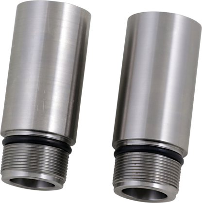 CYCLE VISIONS Fork Tube Extensions - 39 mm - Extends +3" - Chrome CV7137