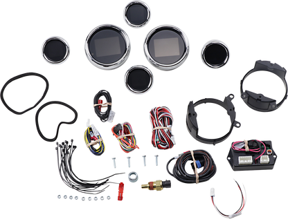 DAKOTA DIGITAL MLX 6-Gauge Instrument Kit - Chrome Bezel - Touring '99-'03 MLX-8696