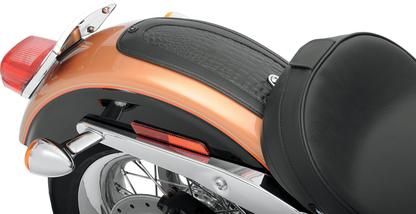 DRAG SPECIALTIES SEATS Fender Skin - Embossed Faux Gator Leather Center 1405-0136