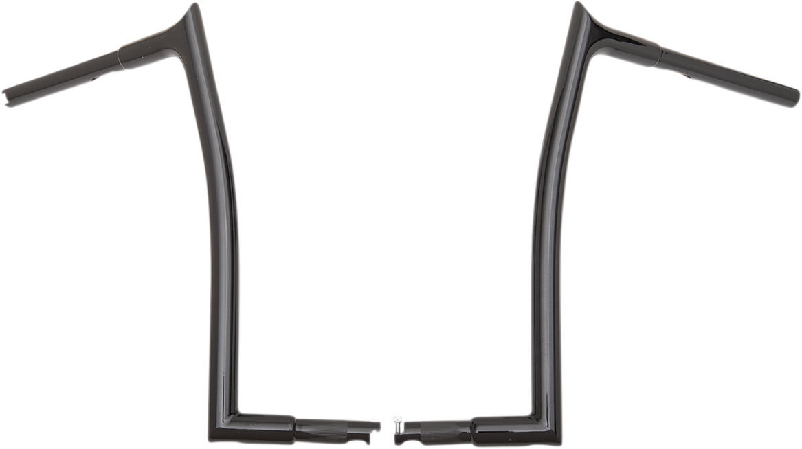 FAT BAGGERS INC. 1-1/4" EZ Install Pointed Top Handlebar - 16" - Black 907016-B