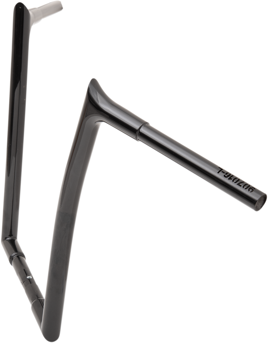 FAT BAGGERS INC. 1-1/4" EZ Install Pointed Top Handlebar - 16" - Black 907016-B