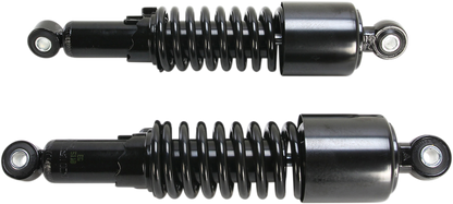 EMGO Custom Shorty Shocks with Shroud - Black Body/Black Spring Finish - Eye Lowering 17-05693B