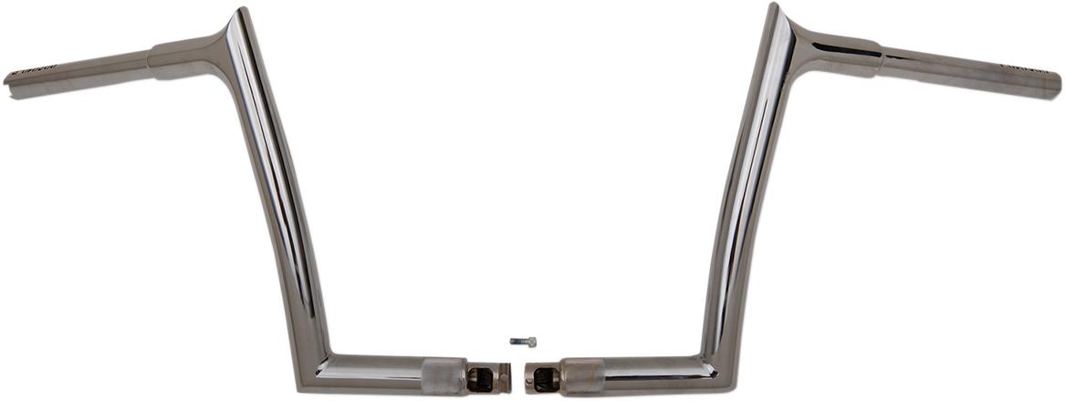 FAT BAGGERS INC. 1-1/4" EZ Install Pointed Top Handlebar - 10" - Chrome 906010
