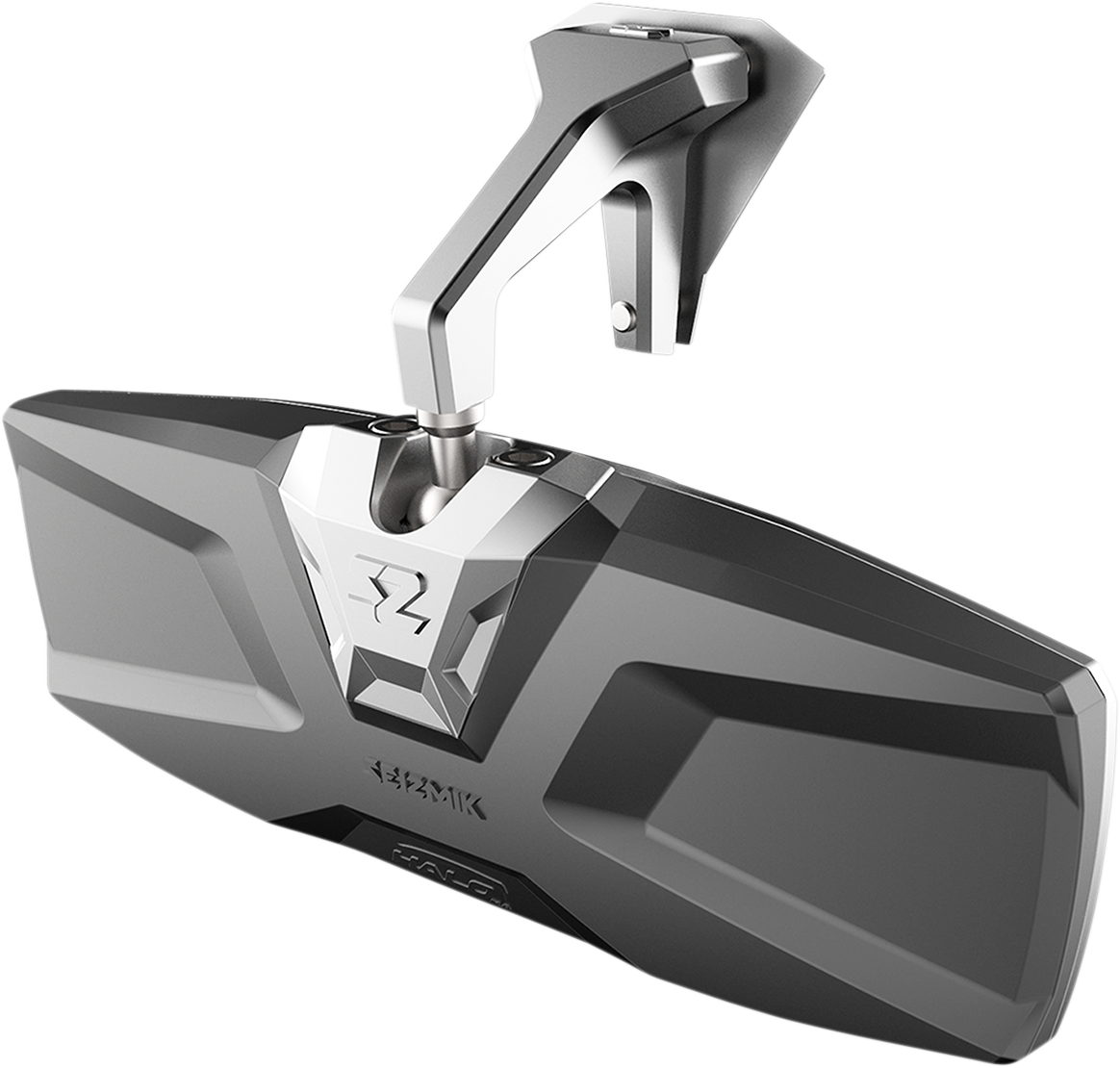 SEIZMIK Mirror - Halo R - Rear View - Rectangle - Silver - Can Am Maverick X3 56-18027