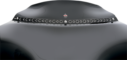 KLOCK WERKS Flare™ Windshield - 3-1/2" - Black - '96-'13 FLH KWW-01-0204