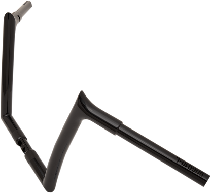 FAT BAGGERS INC. 1-1/4" EZ Install Pointed Top Handlebar - 10" - Black 906010-B