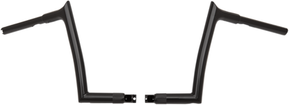 FAT BAGGERS INC. 1-1/4" EZ Install Pointed Top Handlebar - 10" - Black 906010-B