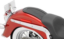DRAG SPECIALTIES SEATS Fender Skin - Flame Stitched Automotive-Grade Vinyl Center 1405-0152