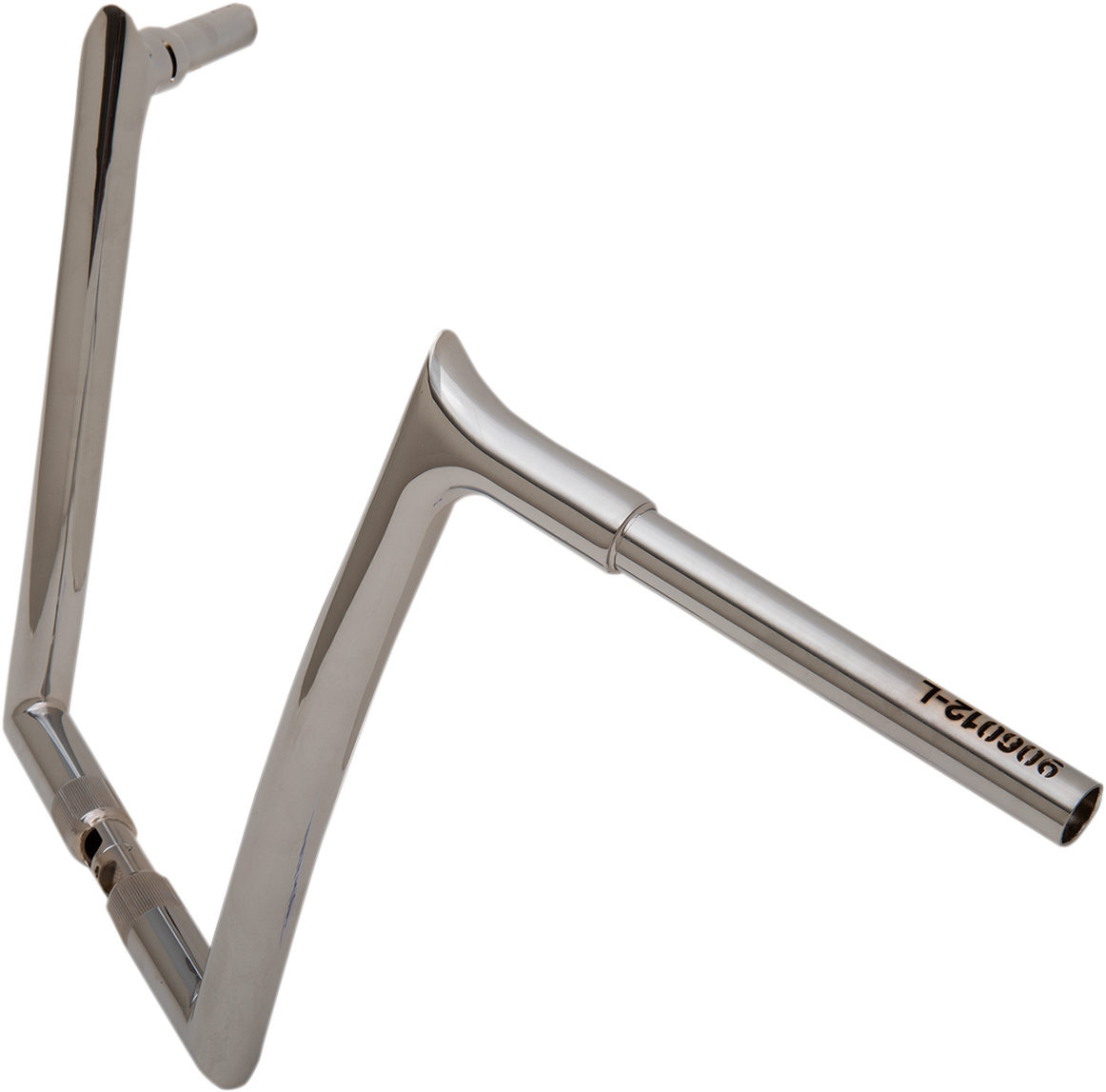 FAT BAGGERS INC. 1-1/4" EZ Install Pointed Top Handlebar - 12" - Chrome 906012