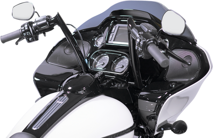 FAT BAGGERS INC. 1-1/4" EZ Install Pointed Top Handlebar - 12" - Black 906012-B