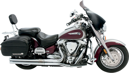 MEMPHIS SHADES Fairing Windshield Trim - Stainless Steel - Slotted - Slim MEM0923